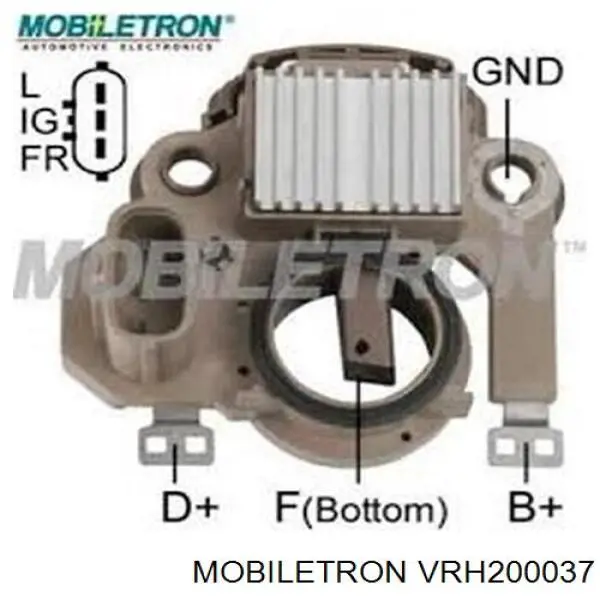 VRH200037 Mobiletron Regulator alternatora (przekaźnik ładowania)