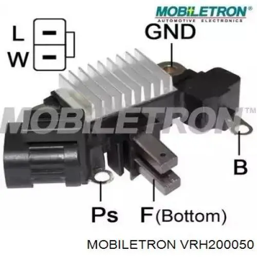 Regulator alternatora (przekaźnik ładowania) Mobiletron VRH200050 cena, od 17,79 USD