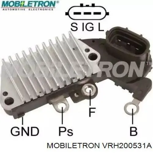 Regulator alternatora (przekaźnik ładowania) Mobiletron VRH200531A cena, od 21,12 USD