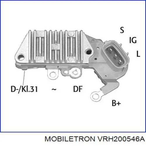 Regulator alternatora (przekaźnik ładowania) Mobiletron VRH200546A cena, od 21,27 USD