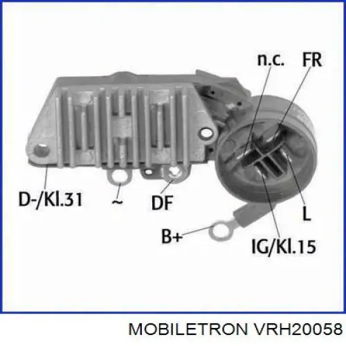 VR-H2005-8 Mobiletron regulator alternatora (przekaźnik ładowania)