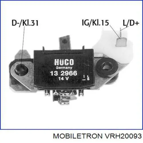 Regulator alternatora (przekaźnik ładowania) Mobiletron VRH20093 cena, od 14,77 USD