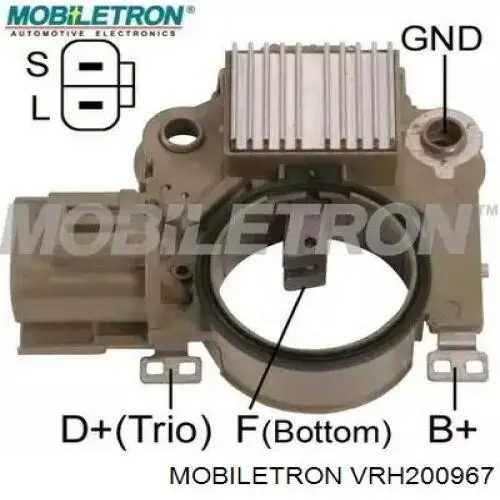 Regulator alternatora (przekaźnik ładowania) Mobiletron VRH200967 cena, od 22,40 USD