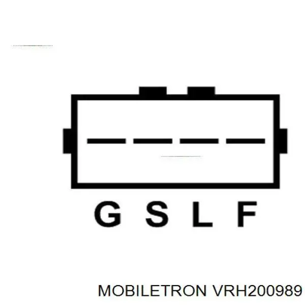 VRH200989 Mobiletron regulator alternatora (przekaźnik ładowania)
