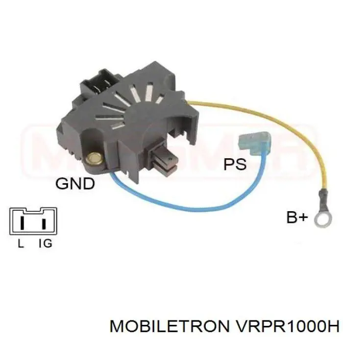 Regulator alternatora (przekaźnik ładowania) Mobiletron VRPR1000H cena, od 15,32 USD