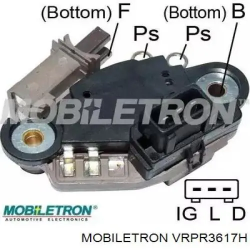 Regulator alternatora (przekaźnik ładowania) Mobiletron VRPR3617H cena, od 43,81 USD
