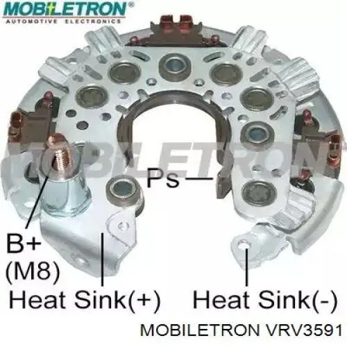 VRV3591 Mobiletron alternator