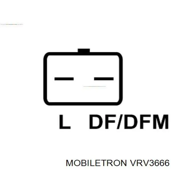 Regulator alternatora (przekaźnik ładowania) Mobiletron VRV3666 cena, od 48,61 USD