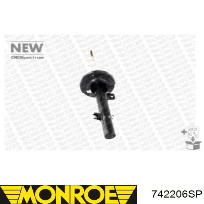 Amortyzator przedni prawy 9810909180 Peugeot/Citroen