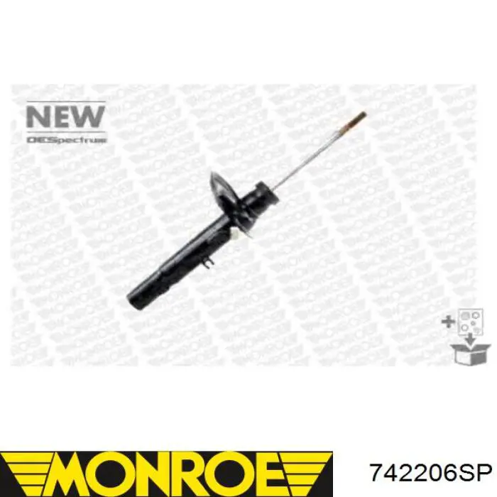 9810909180 Peugeot/Citroen Amortyzator przedni prawy