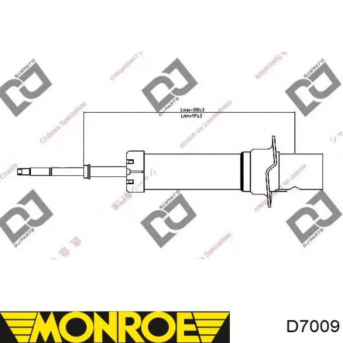 Amortyzator przedni RS317613 Raiso