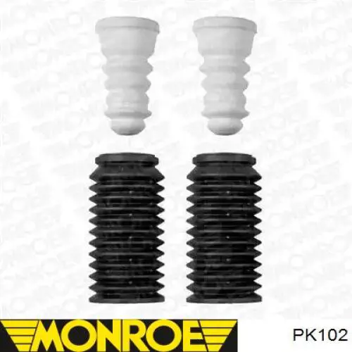 Odbój amortyzatora tylnego + osłona Monroe PK102 cena, od 22,48 USD
