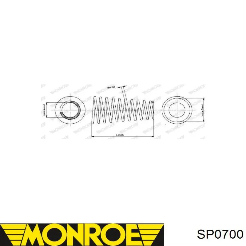 MRB13415 MarkBest Sprężyna tylna