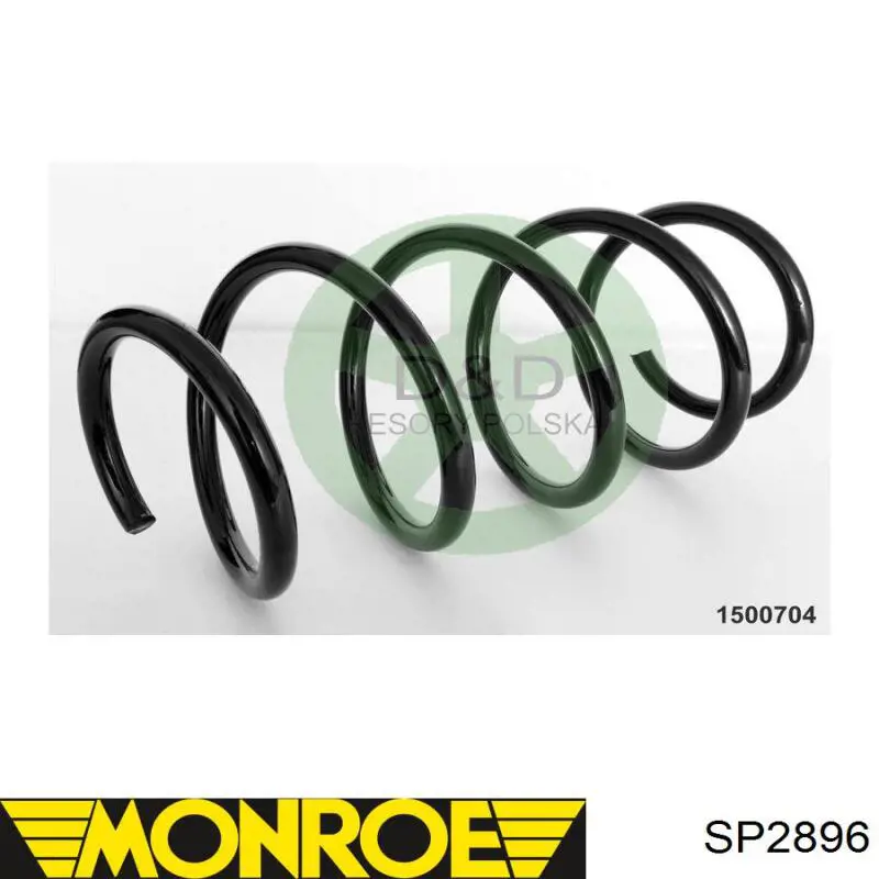 Sprężyna przednia Monroe SP2896 cena, od 31,33 USD