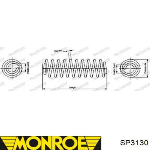 Do koszyka 482312G060 Toyota Sprężyna tylna