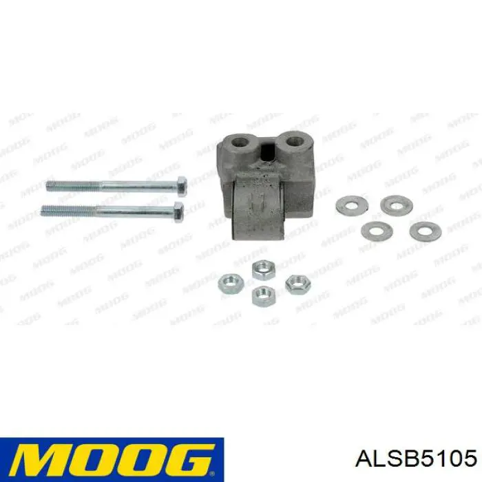 Do koszyka ALSB5105 Moog Silentblock przedniego wahacza dolnego