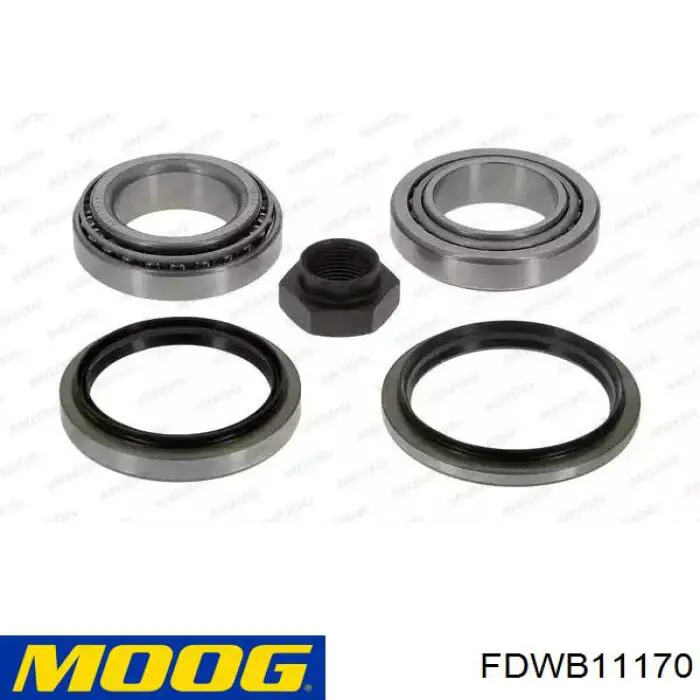 Łożysko piasty przedniej Moog FDWB11170 cena, od 17,69 USD