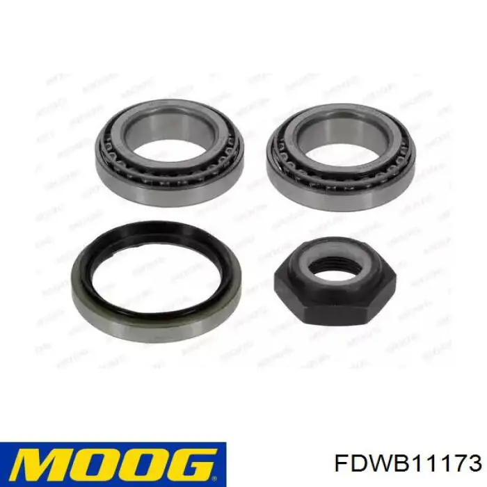Łożysko piasty przedniej Moog FDWB11173 cena, od 23,01 USD