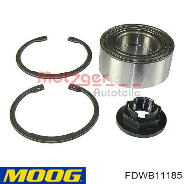 Łożysko piasty przedniej Moog FDWB11185 cena, od 19,70 USD