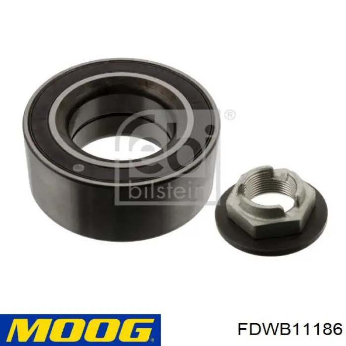Łożysko piasty przedniej Moog FDWB11186 cena, od 25,88 USD