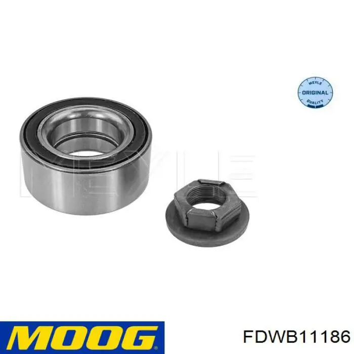 Do koszyka FDWB11186 Moog Łożysko piasty przedniej