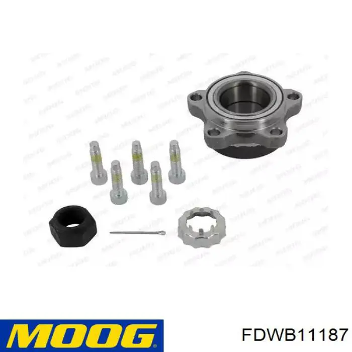 Łożysko piasty przedniej Moog FDWB11187 cena, od 39,16 USD