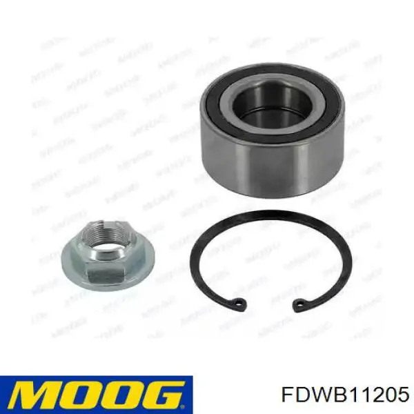 Łożysko piasty przedniej Moog FDWB11205 cena, od 25,47 USD