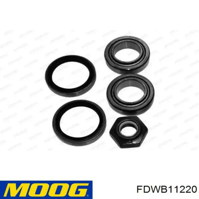 Lożysko piasty tylnej Moog FDWB11220 cena, od 23,84 USD