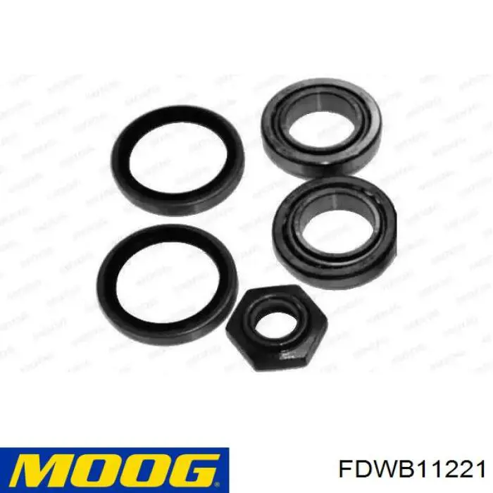 Lożysko piasty tylnej Moog FDWB11221 cena, od 20,80 USD