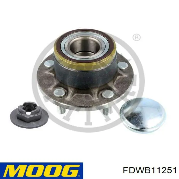 Piasta tylna Moog FDWB11251 cena, od 56,94 USD