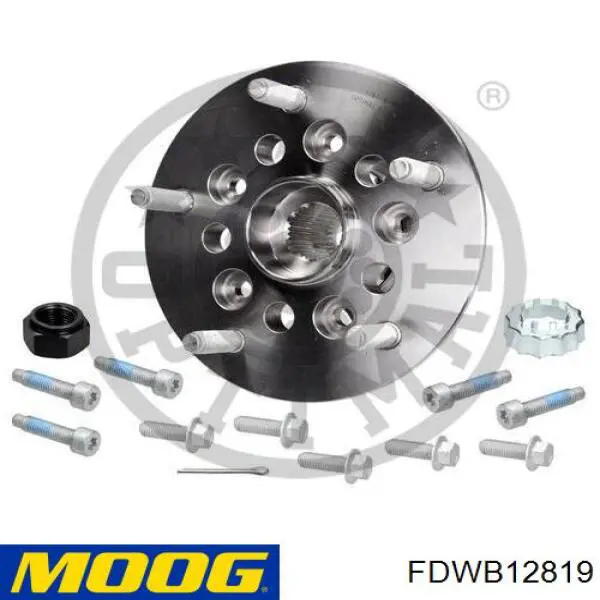 Piasta przednia Moog FDWB12819 cena, od 124,78 USD