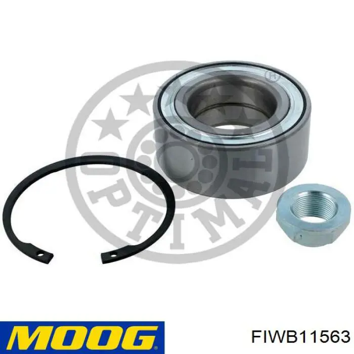 Do koszyka FIWB11563 Moog Łożysko piasty przedniej