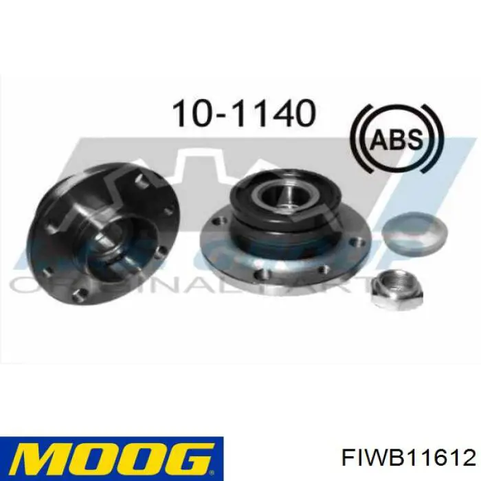 Do koszyka FIWB11612 Moog Piasta tylna