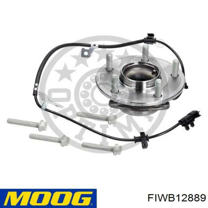 Piasta tylna lewa Moog FIWB12889 cena, od 129,54 USD