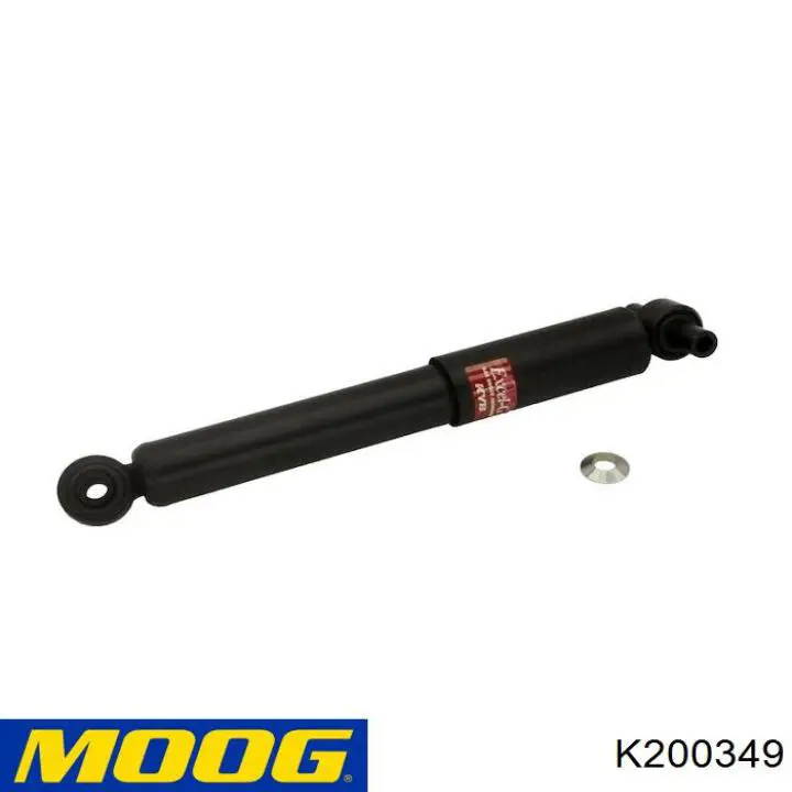 K200349 Moog Tarcza hamulcowa przednia