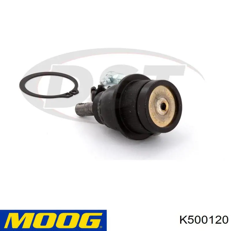 Do koszyka K500120 Moog Sworzeń wahacza dolny