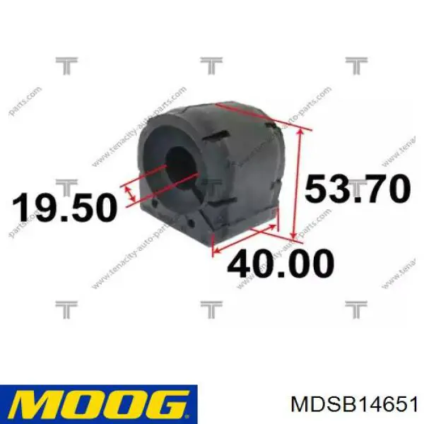 Tuleja stabilizatora przedniego Mazda B60P34156 cena, od 9,49 USD