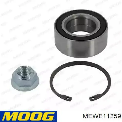 Lożysko piasty tylnej/przedniej Moog MEWB11259 cena, od 24,86 USD