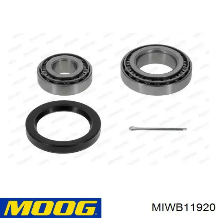 Łożysko piasty przedniej Moog MIWB11920 cena, od 22,23 USD