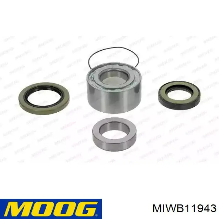 Lożysko piasty tylnej Moog MIWB11943 cena, od 38,73 USD
