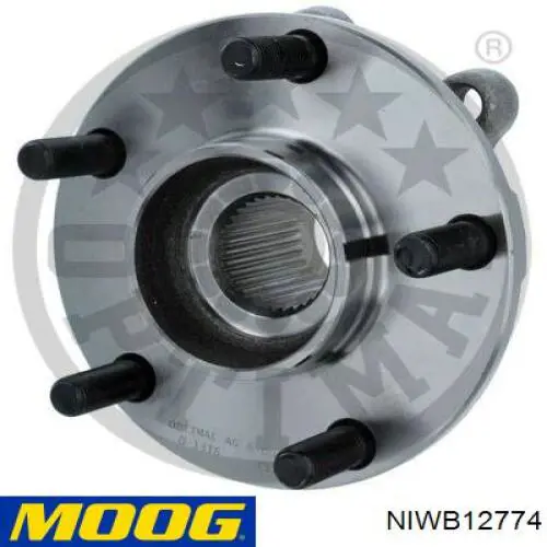 Piasta przednia Moog NIWB12774 cena, od 80,55 USD