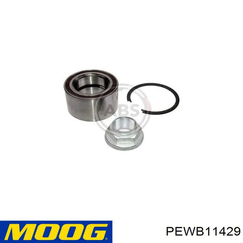 Łożysko piasty przedniej Moog PEWB11429 cena, od 45,75 USD