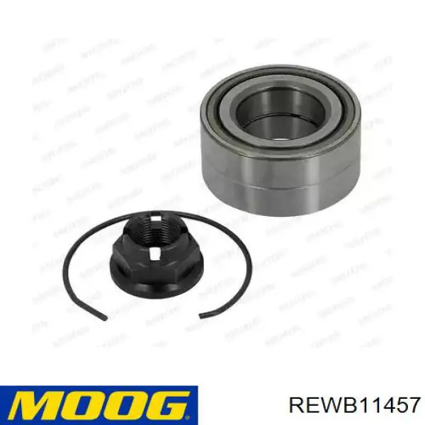 Łożysko piasty przedniej Moog REWB11457 cena, od 17,67 USD