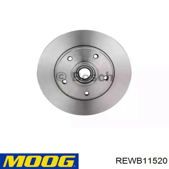 Tarcza hamulcowa tylna REWB11520 Moog
