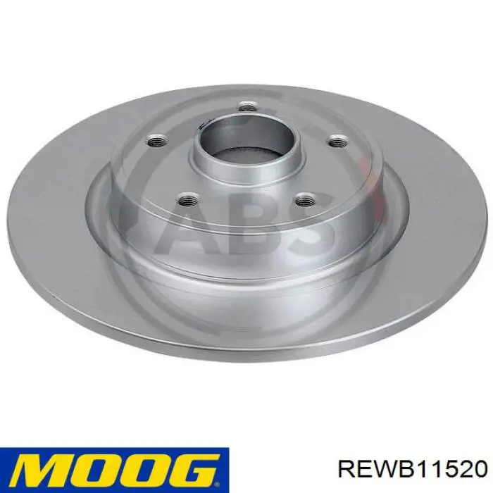 REWB11520 Moog Tarcza hamulcowa tylna