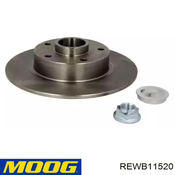 Do koszyka REWB11520 Moog Tarcza hamulcowa tylna
