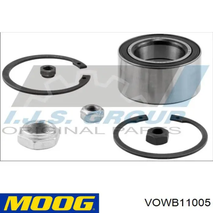Lożysko piasty tylnej/przedniej Moog VOWB11005 cena, od 19,90 USD