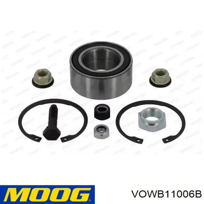 Łożysko piasty przedniej Moog VOWB11006B cena, od 19,50 USD