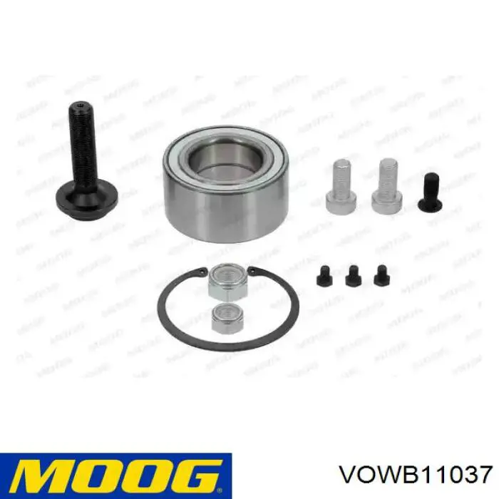 Łożysko piasty przedniej Moog VOWB11037 cena, od 27,20 USD
