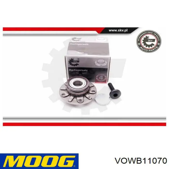 Do koszyka VOWB11070 Moog Piasta tylna